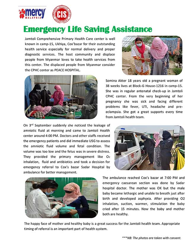 Emergency Life Saving Assistance